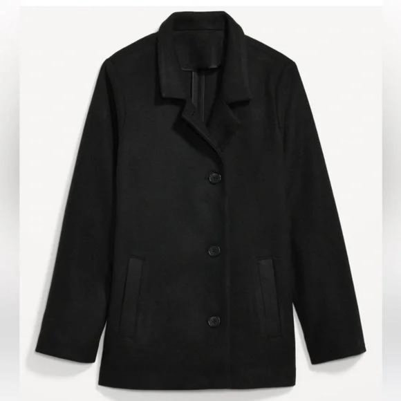 NWT Old Navy Soft-Brushed Button-Front Car Coat - Picture 5 of 6